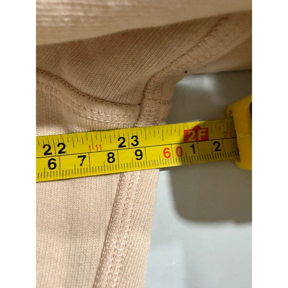 Alexander McQueen Womens Crewneck Sweatshirt Beige Logo Est. 1992 Cotton Top - Picture 6 of 7